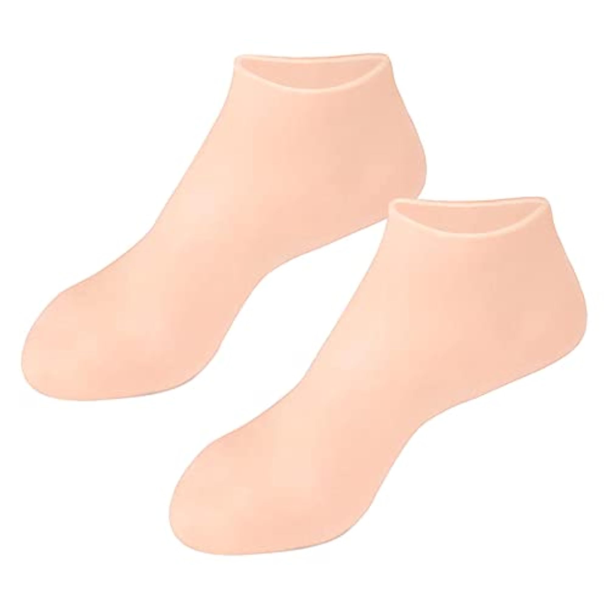 Silicone Moisturizing Socks Pedicure Socks Foot Care SPA Skin Color